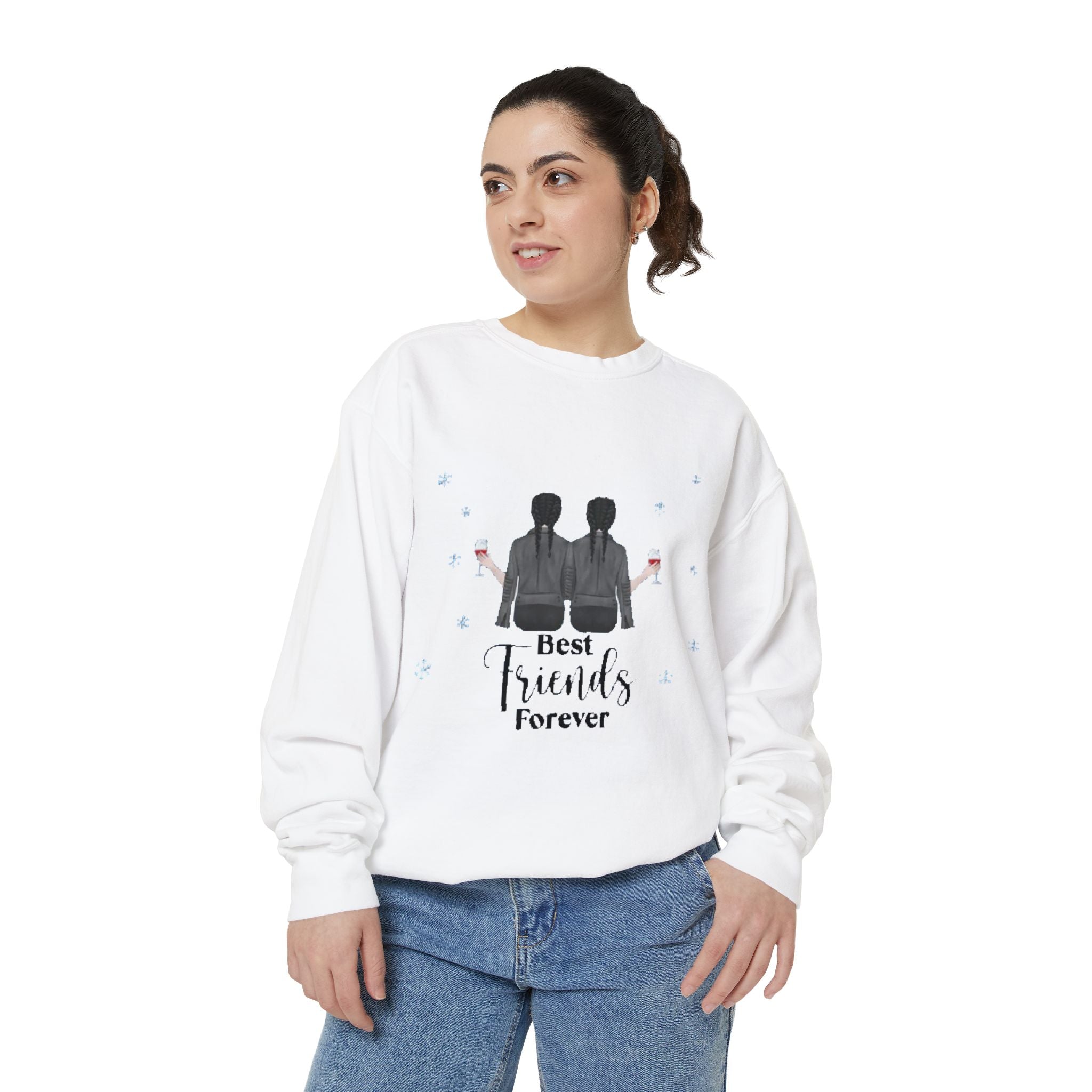 Best Friends Forever | Unisex Garment-Dyed Sweatshirt